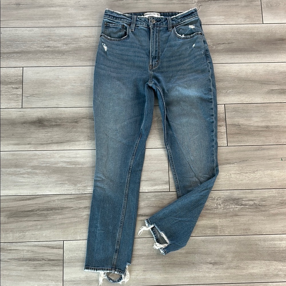 Abercrombie Curve Love The Skinny high rise size 27 jeans - Picture 2 of 11